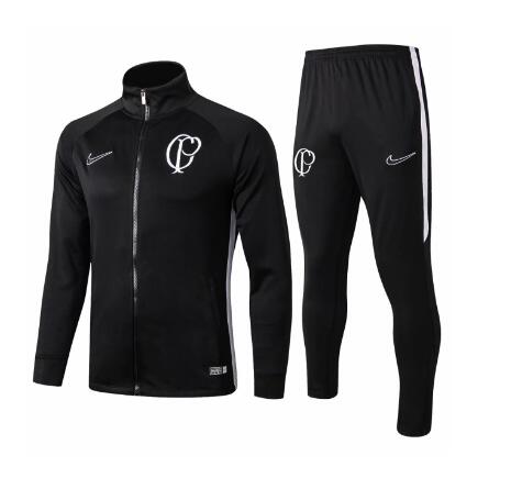 Corinthians chaqueta de entrenamiento traje 2020 negro
